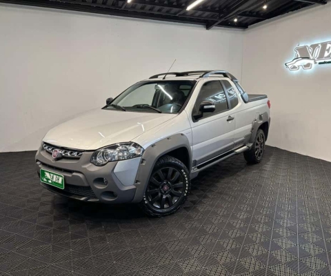 Fiat Strada Adv.1.8 16V  LOCKER Dual. Flex CE  - Prata - 2014/2015