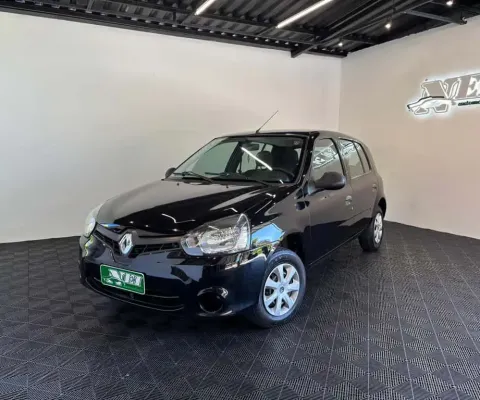 Renault Clio RN/Alizé/Expr./1.0 Hi-Power 16V 5p  - Preta - 2013/2014