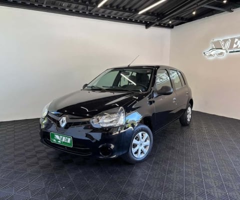 Renault Clio RN/Alizé/Expr./1.0 Hi-Power 16V 5p  - Preta - 2013/2014