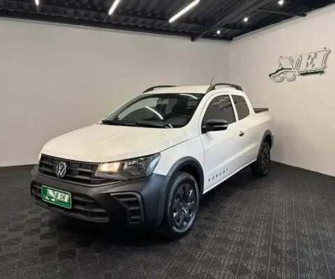 Volkswagen Saveiro Robust 1.6 Total Flex 16V CD - Branca - 2024/2025
