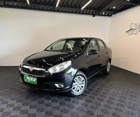Fiat Grand Siena ATTRAC. 1.4 EVO F.Flex 8V  - Preta - 2015/2016
