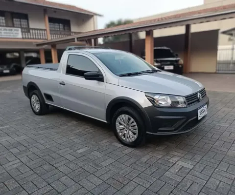Volkswagen Saveiro Robust 1.6 Total Flex 8V  - Prata - 2022/2023