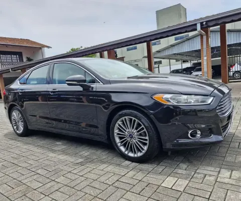 Ford Fusion Titanium 2.0 GTDI Eco. Fwd Aut.  - Preta - 2014/2015
