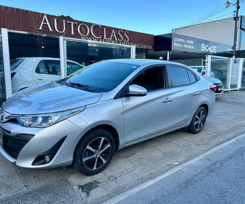 IMPECAVEL! TOYOTA/ YARES 1.5 XLS AUTOMATICO 2019 COM COURO
