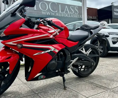 Honda/ cbr 500r 2018 com partida , carenagem, freio a disco - impecavel!