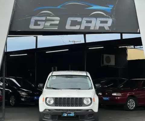 Jeep renegade motor 1.8 com câmbio automático ano 2018/18 completa 4x2 combustível flex!