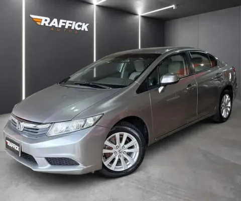 Honda Civic Sedan LXS 1.8/1.8 Flex 16V Aut. 4p  - Cinza - 2012/2013