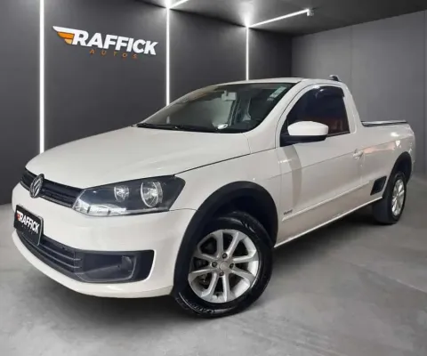 Volkswagen Saveiro 1.6 Mi/ 1.6 Mi Total Flex 8V  - Branca - 2013/2014