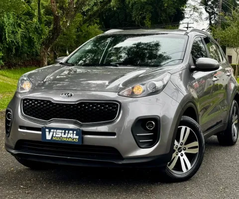 Kia Sportage LX 2017 – 88.000 km – Cor Cinza – Excelente Estado e Procedência