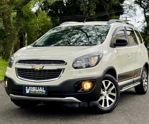 Chevrolet Spin Active 5 Lugares 2018 – 81.000 km – Bege – Muito Conservada