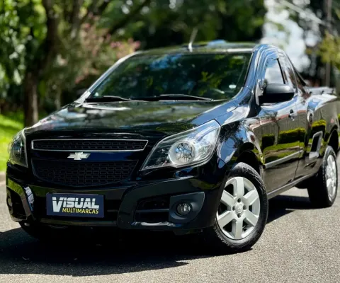 Chevrolet Montana LS Completa 2013 – 94.000 km – Preta – Estado de Conservação Impecável