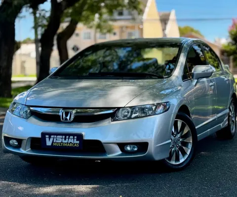Honda Civic LXL 2011 – 158.000 km – Prata  – Único Dono – Perícia Aprovada – Para Exigentes