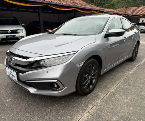 Honda Civic TOURING CVT - Prata - 2020/2020