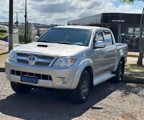 Toyota Hilux CD SRV 4x4 3.0 Diesel Aut - Prata - 2007/2007