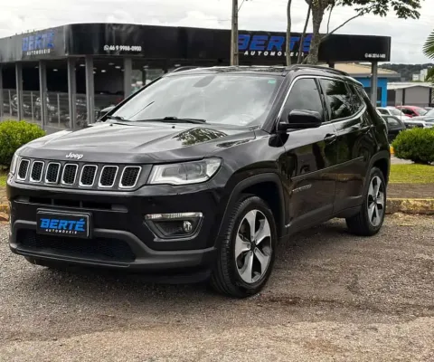 Jeep Compass Longitude 2.0 4x2 Flex Aut. - Preta - 2017/2018