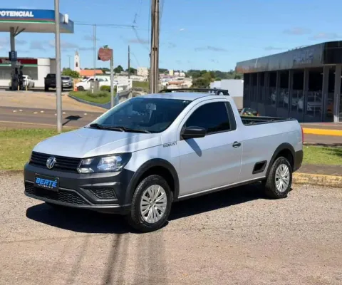 Volkswagen Saveiro Robust 1.6 Total Flex  - Prata - 2019/2020