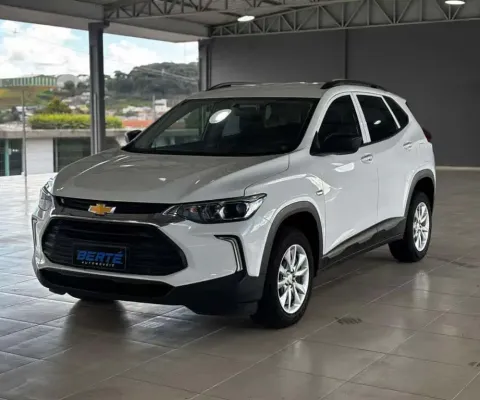 Chevrolet Tracker 1.0 Turbo Flex Aut.  - Branca - 2021/2022