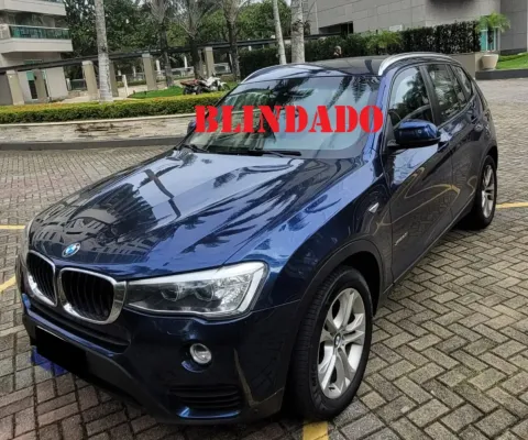 BMW   X3  2.0 20I 4X4 16V GASOLINA 4P AUTOMÁTICO   BLINDADO