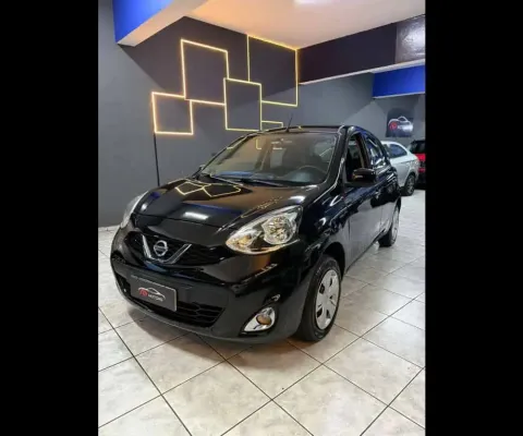 Nissan March 1.0 S 12V FLEX MANUAL - Preta - 2015/2015