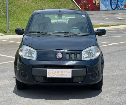 Fiat Uno Economy 1.4 2013/2014  -  hatch compacto conhecido por sua robustez e foco em baixo consumo