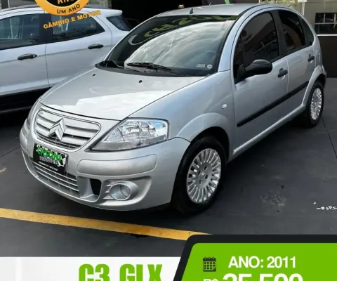 CITROEN C3 GLX 1.4 MANUAL  04 PORTAS FLEX COMPLETO 2011/2011