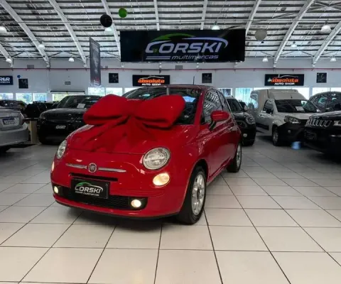 PERICIADO E APROVADO NO LAUDO CAUTELAR 2015 FIAT 500 CULT 1.4 MEC. EVO 8V (FLEX) IMP 2P