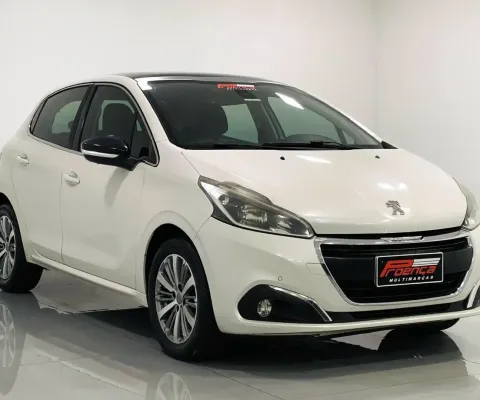  Peugeot 208 Griffe 2017 – Teto Panorâmico • Câmbio AISIN 6 marchas • 121.000 km – R$ 59.800,00  Se 