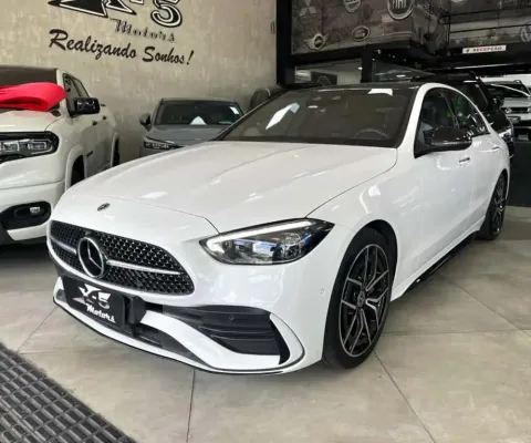 Mercedes-benz C 300 2024 2.0 eq boost híbrido amg line 9g-tronic