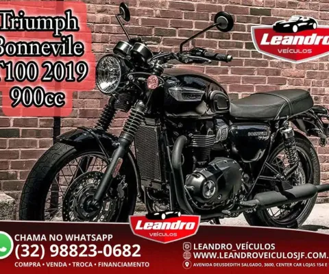 TRIUMPH BONNEVILLE T100 BLACK 2018/2019