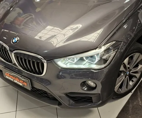 BMW X1 2.0 16V TURBO ACTIVEFLEX SDRIVE20I 4P AUTOMÁTICO 2017/2018 Cinza