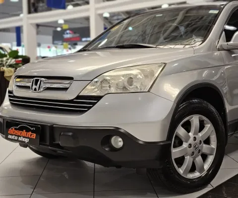 HONDA CRV 2.0 EXL 4X4 16V GASOLINA 4P AUTOMÁTICO PRATA 2008/2009