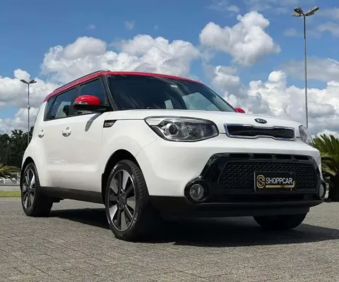Kia Soul 1.6/ 1.6 16V FLEX Aut.  - Branca - 2016/2017