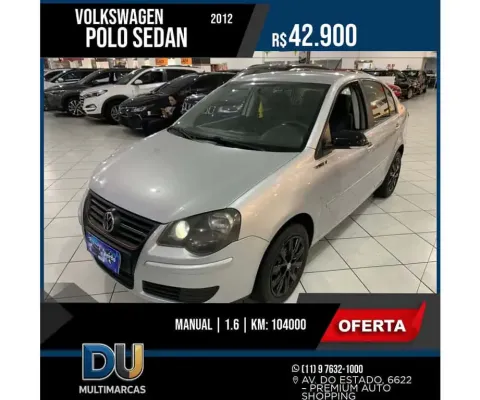 Volkswagen Polo sedan 2012 1.6 mi comfortline 8v flex 4p manual