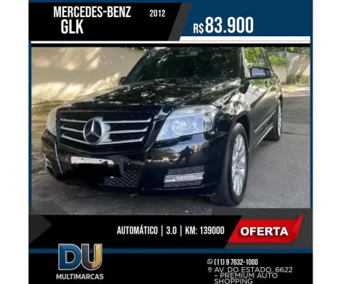 Mercedes-benz Glk 300 2012 3.0 4x4 v6 gasolina 4p automático