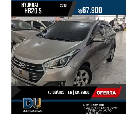 Hyundai Hb20s 2016 1.6 premium 16v flex 4p automático