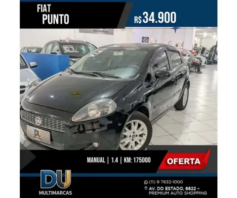 Fiat Punto 2012 1.4 attractive 8v flex 4p manual