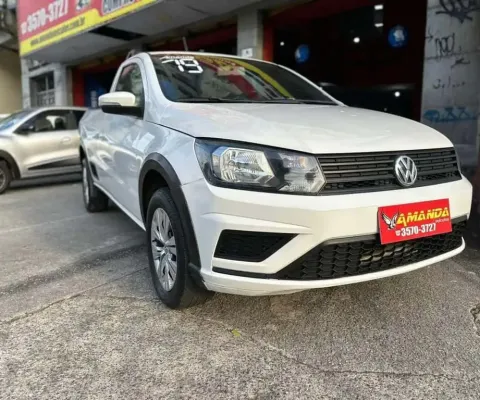 Volkswagen Saveiro TRENDLINE 1.6 T.FLEX 8V - Branca - 2019/2020
