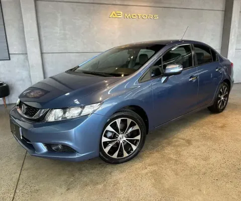 Honda Civic LXR - Azul - 2014/2015