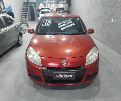 SANDERO 1.6 EXPRESSION 2012 UNICA DONA LAUDO CAUTELAR 100% APROVADO 