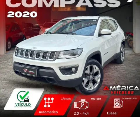 Compass 2020 - Longitude 2.0 4x4 - aceito troca/Revisado/Garantia