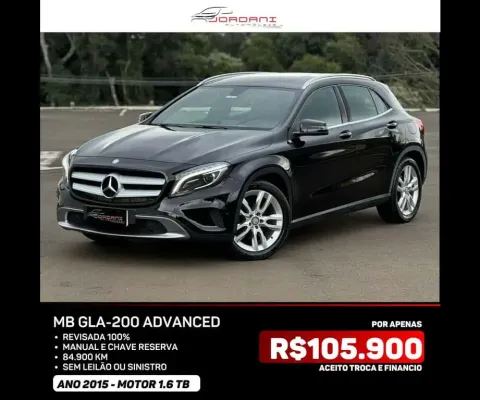 GLA 200 Advance 1.6/1.6 TB 16V Flex Aut.