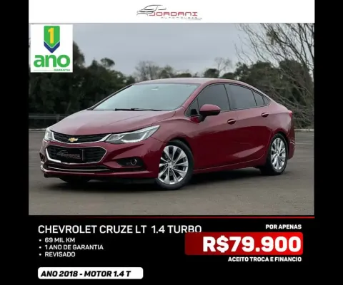 CRUZE LT 1.4 16V Turbo Flex 4p Aut.