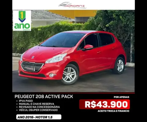 208 Active/Active Pack 1.5 Flex 8V 5p