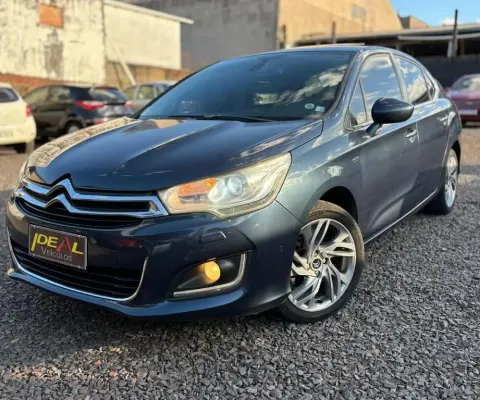 Citroën C4 Exclusive 1.6  - Azul - 2013/2014
