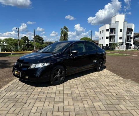 Honda Civic Honda Civic Sedan LXS 1.8/1.8 Flex  - Preta - 2007/2007