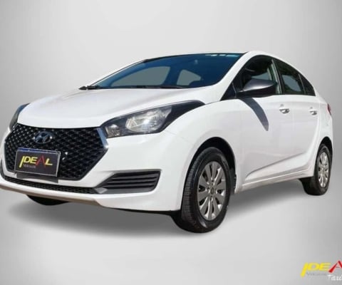 Hyundai HB20S Unique 1.0 Flex 12V Mec.  - Branca - 2019/2019