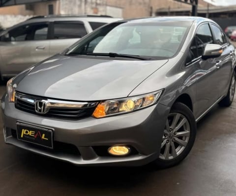 Honda Civic LXR 2.0  - Cinza - 2013/2014