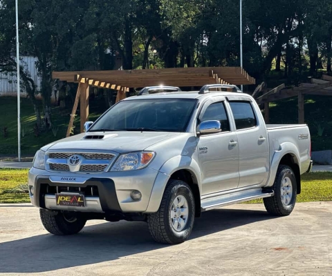 Toyota Hilux CD SRV D4-D 4x4 3.0 TDI Diesel Aut  - Prata - 2007/2007