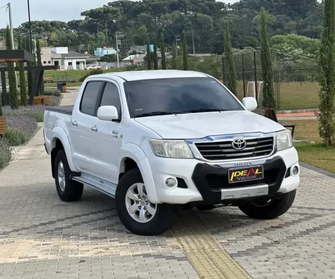 Toyota Hilux CD SR 4x2 2.7 16V/2.7 Flex Aut.  - Branca - 2015/2015