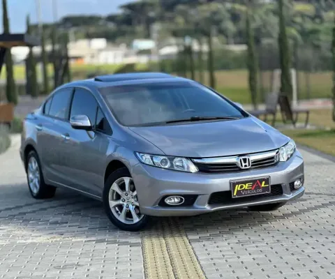Honda Civic Sedan EXR 2.0 Flexone 16V Aut. 4p  - Cinza - 2013/2014